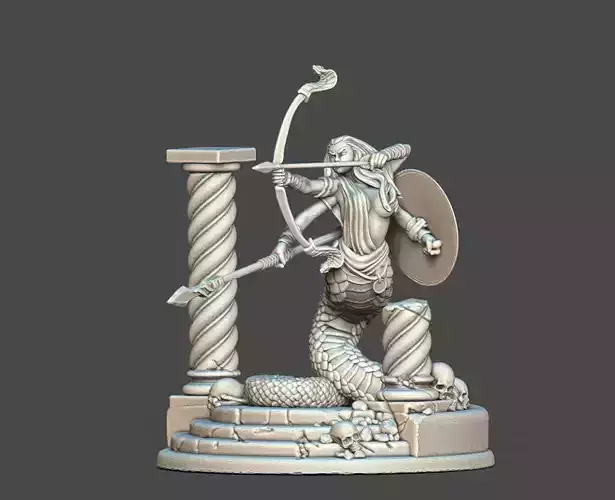 Medusa - 35 mm scale  3D print model