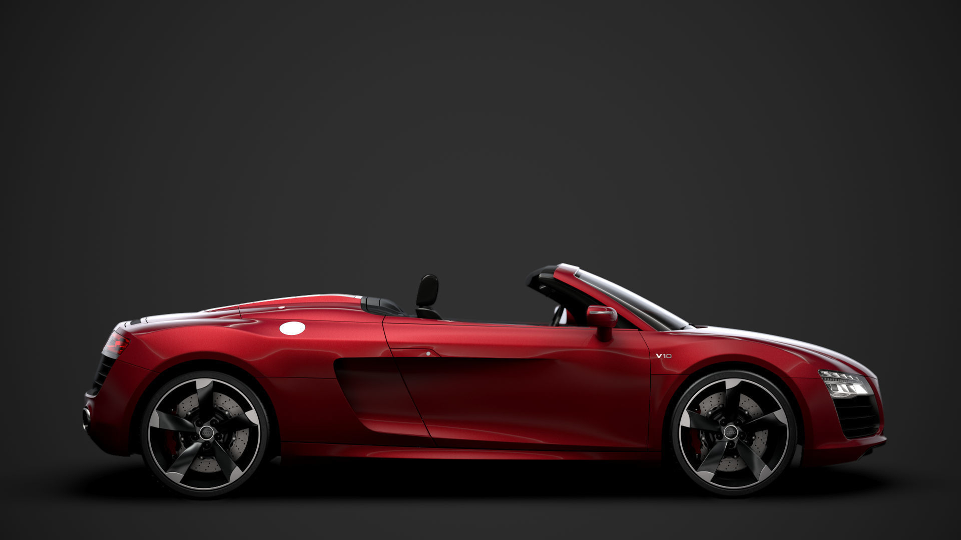 Audi R8 V10 Spyder 2016 3D model_1