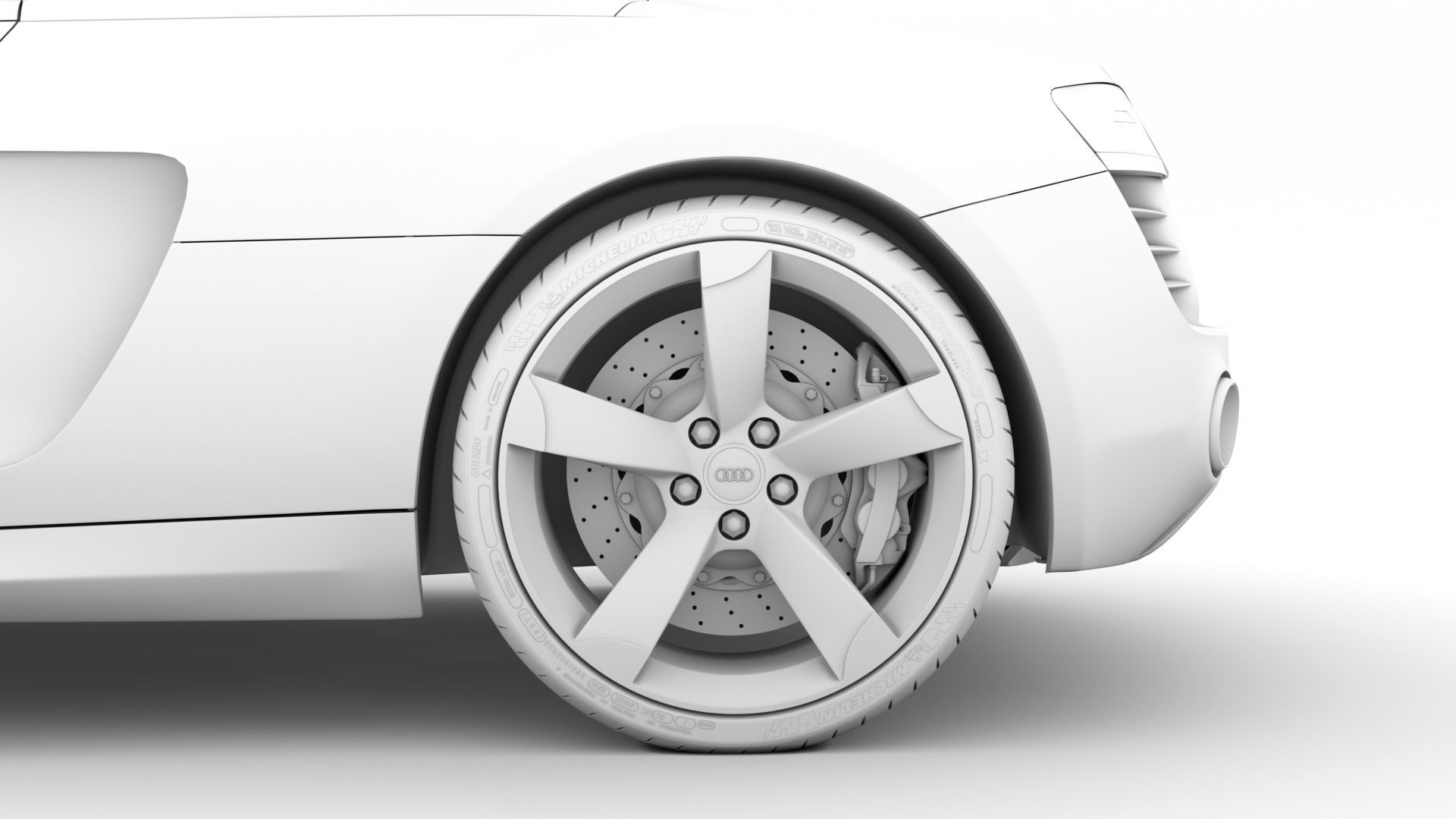 Audi R8 V10 Spyder 2016 3D model_21