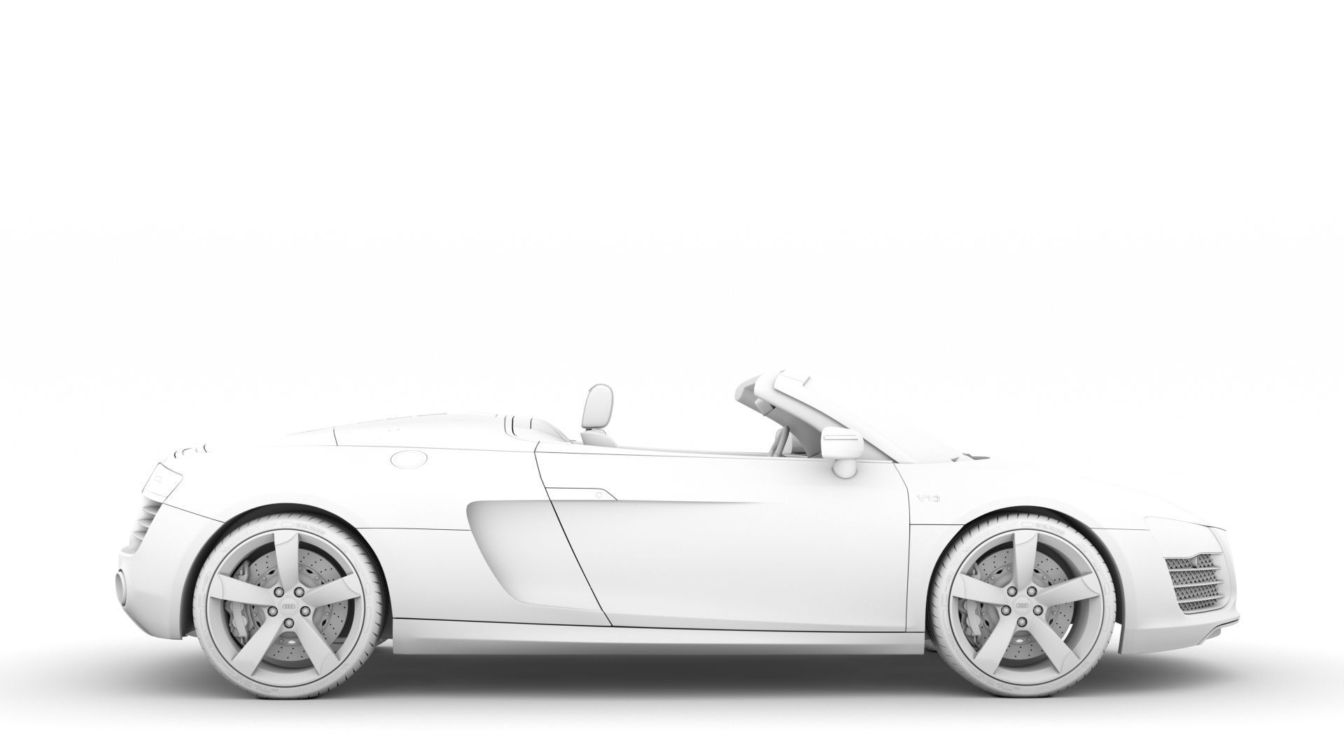 Audi R8 V10 Spyder 2016 3D model_15