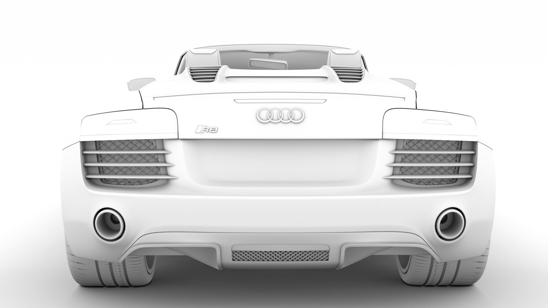 Audi R8 V10 Spyder 2016 3D model_27