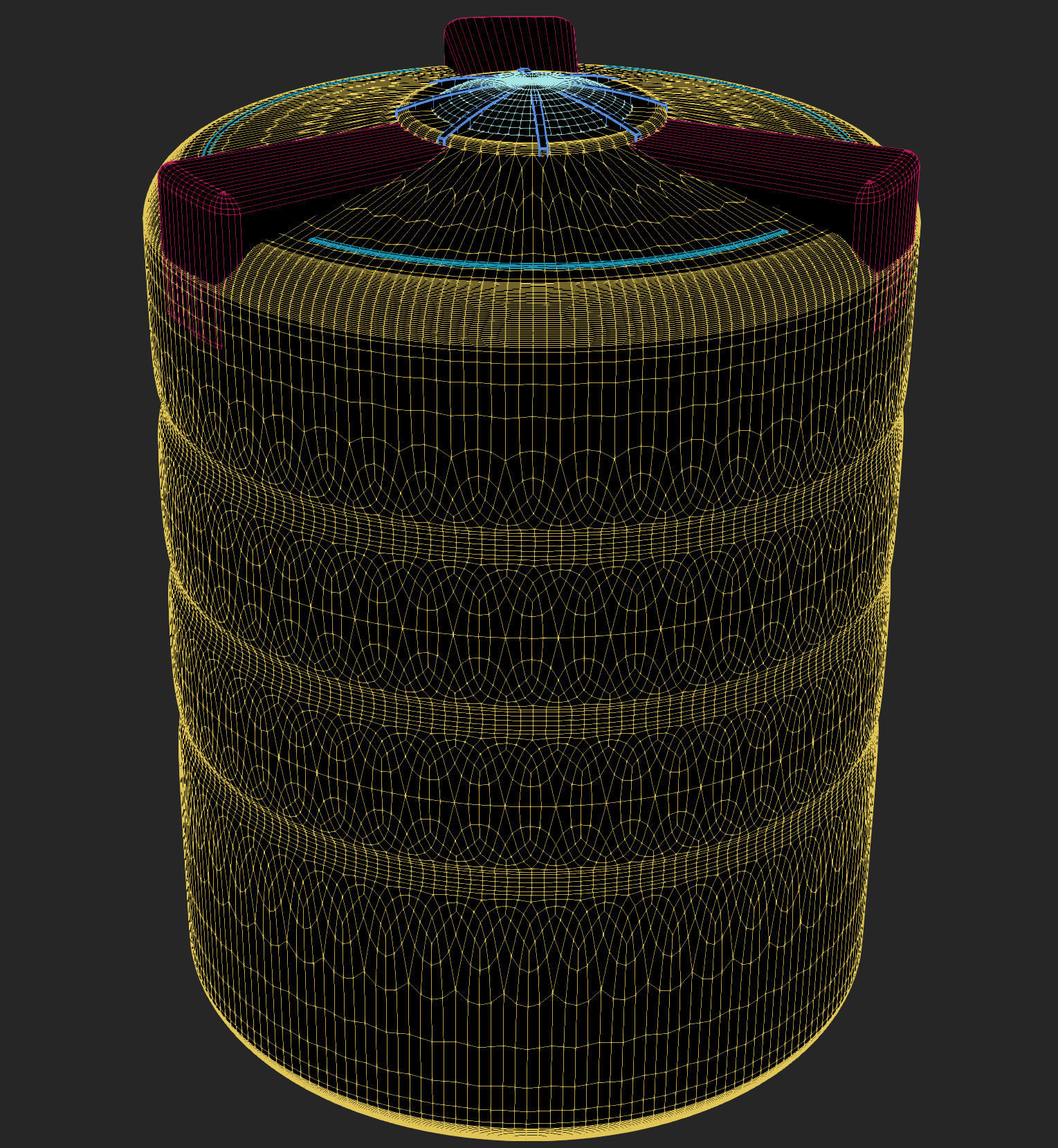 Water Tank 3D model_5