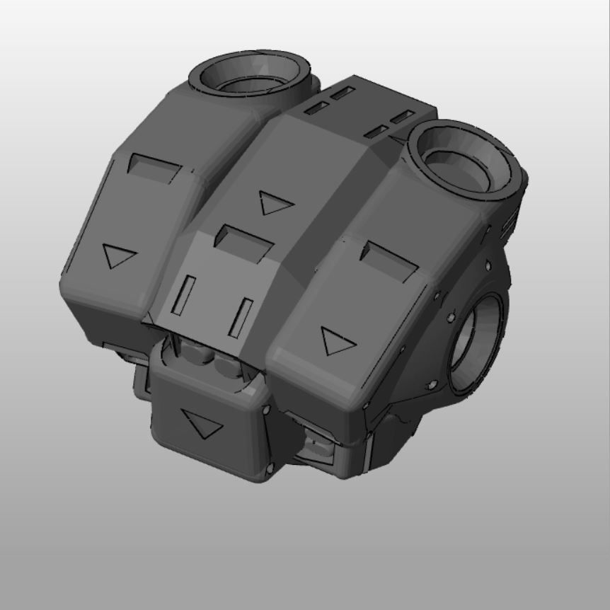 CHIBI-TECH SD - HALBERD CORE 3D print model_13