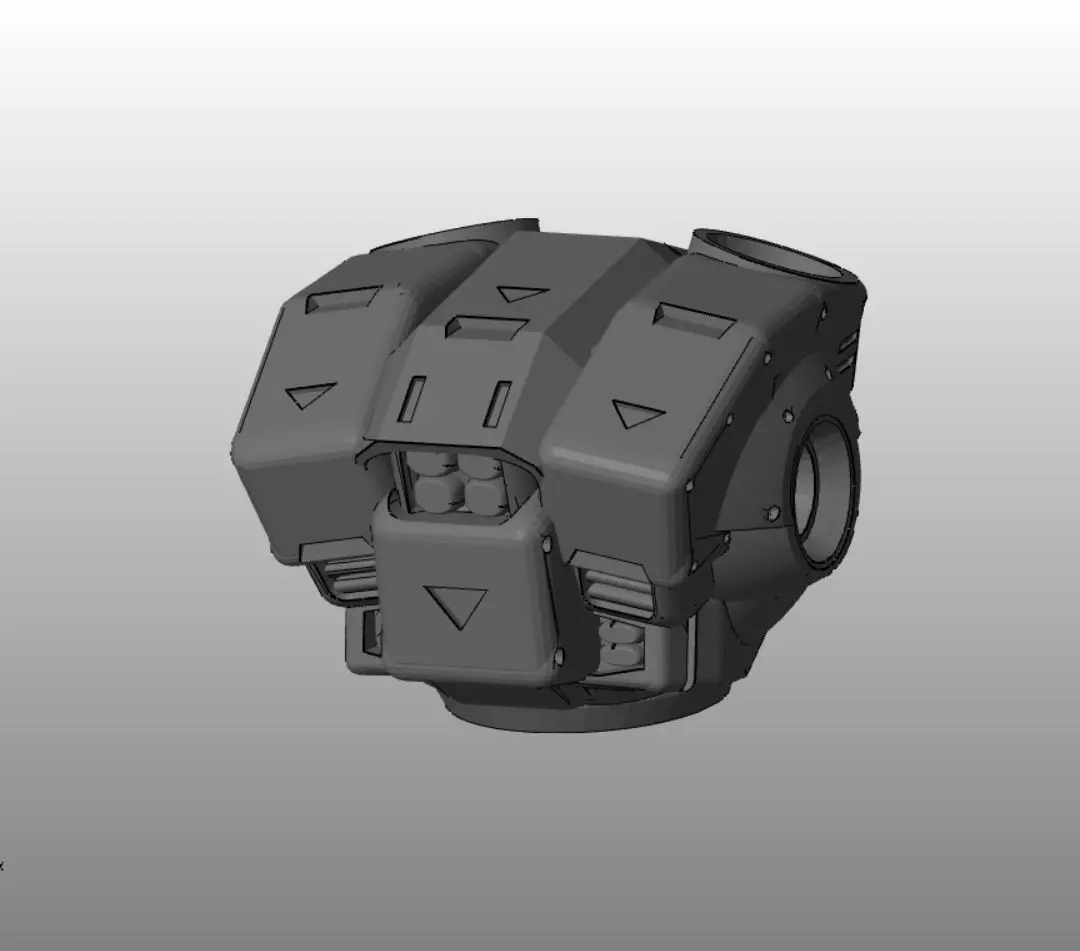 CHIBI-TECH SD - HALBERD CORE 3D print model_0