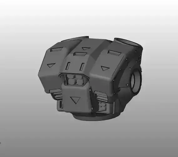 CHIBI-TECH SD - HALBERD CORE 3D print model