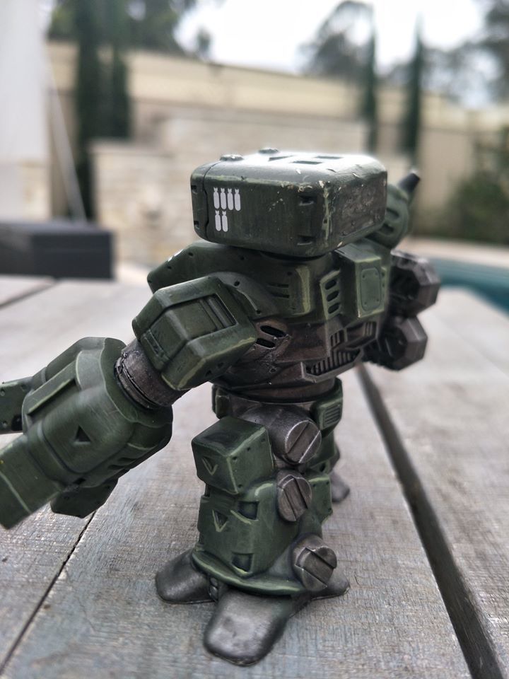 CHIBI-TECH SD - HALBERD CORE 3D print model_4