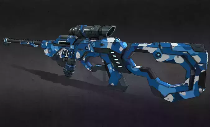 Science Fiction Rifle Model