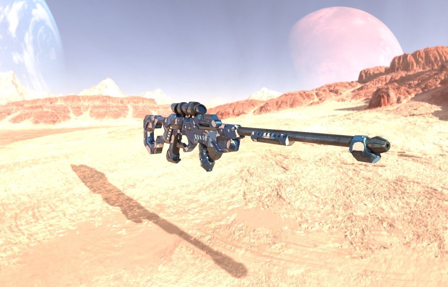 Science Fiction Rifle Model 3D model_12