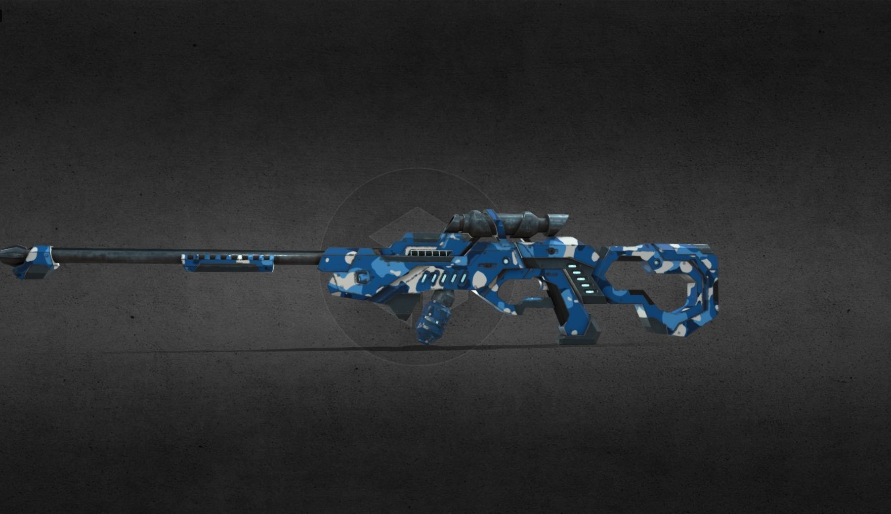 Science Fiction Rifle Model 3D model_7
