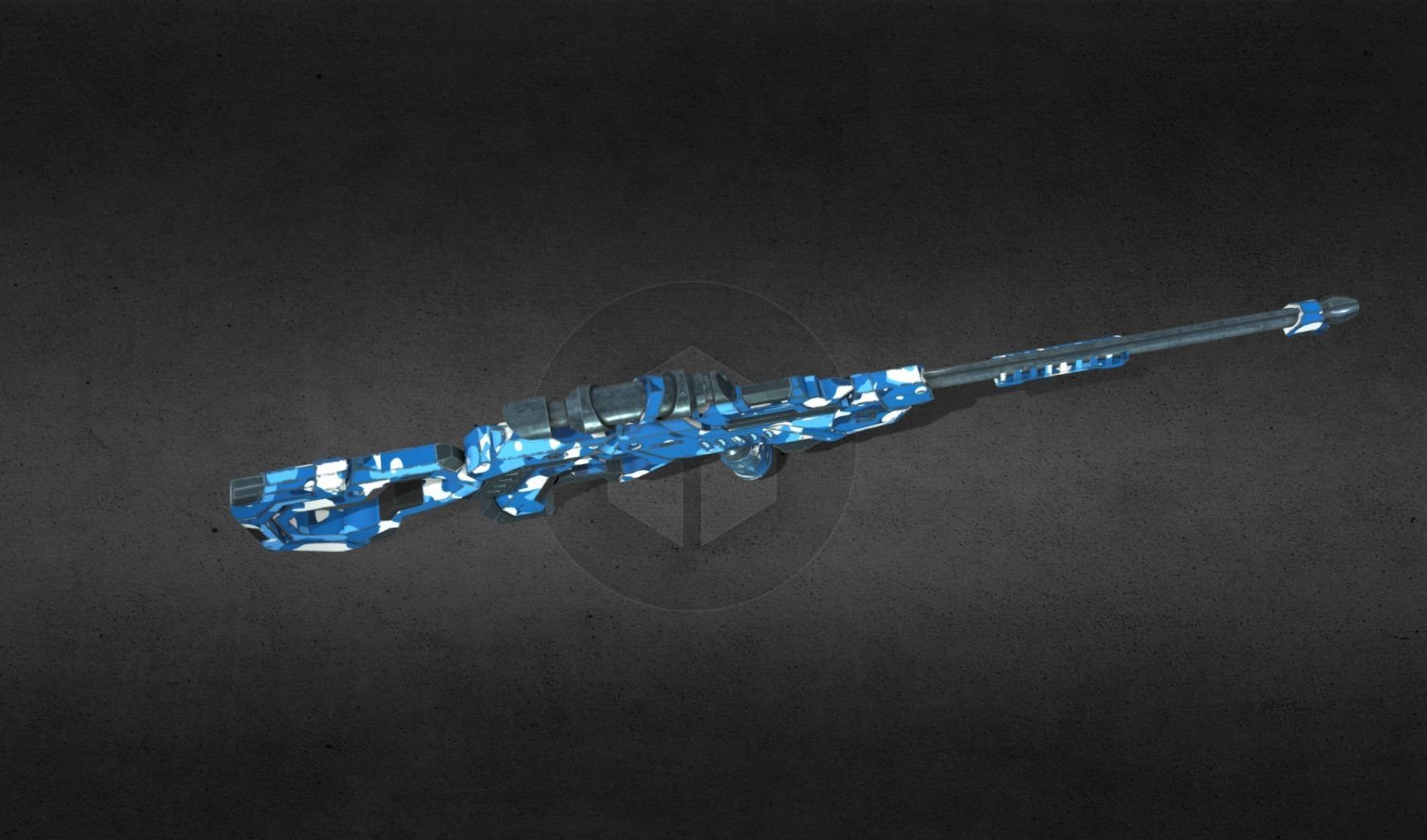 Science Fiction Rifle Model 3D model_9