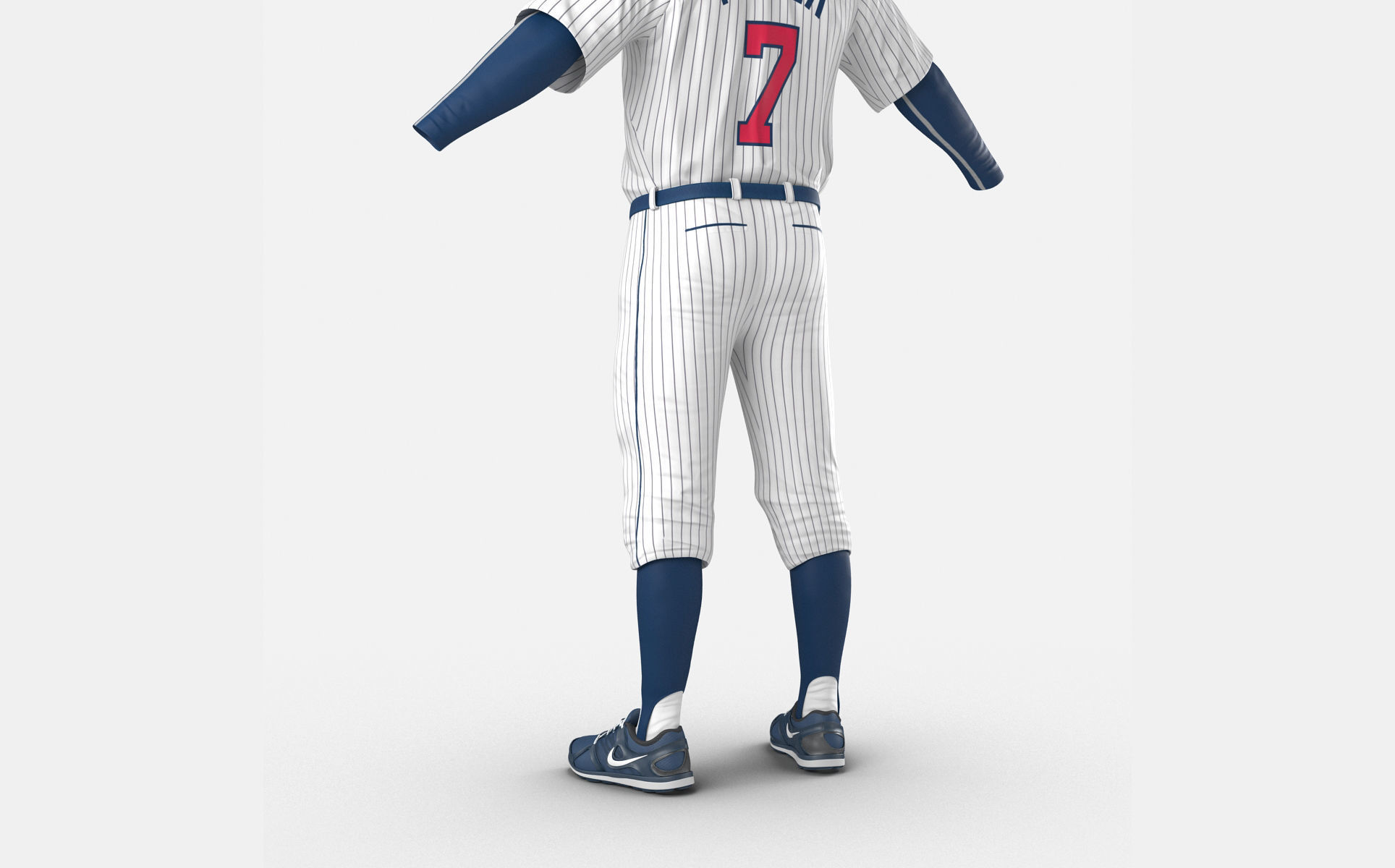 Baseball Player Outfit Twins 2 3D model_15