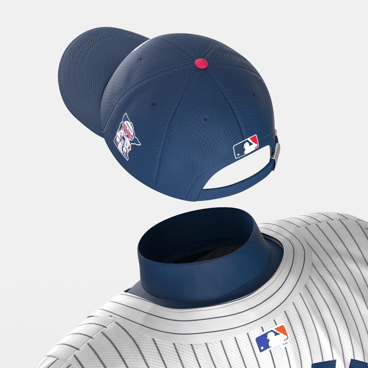 Baseball Player Outfit Twins 2 3D model_26