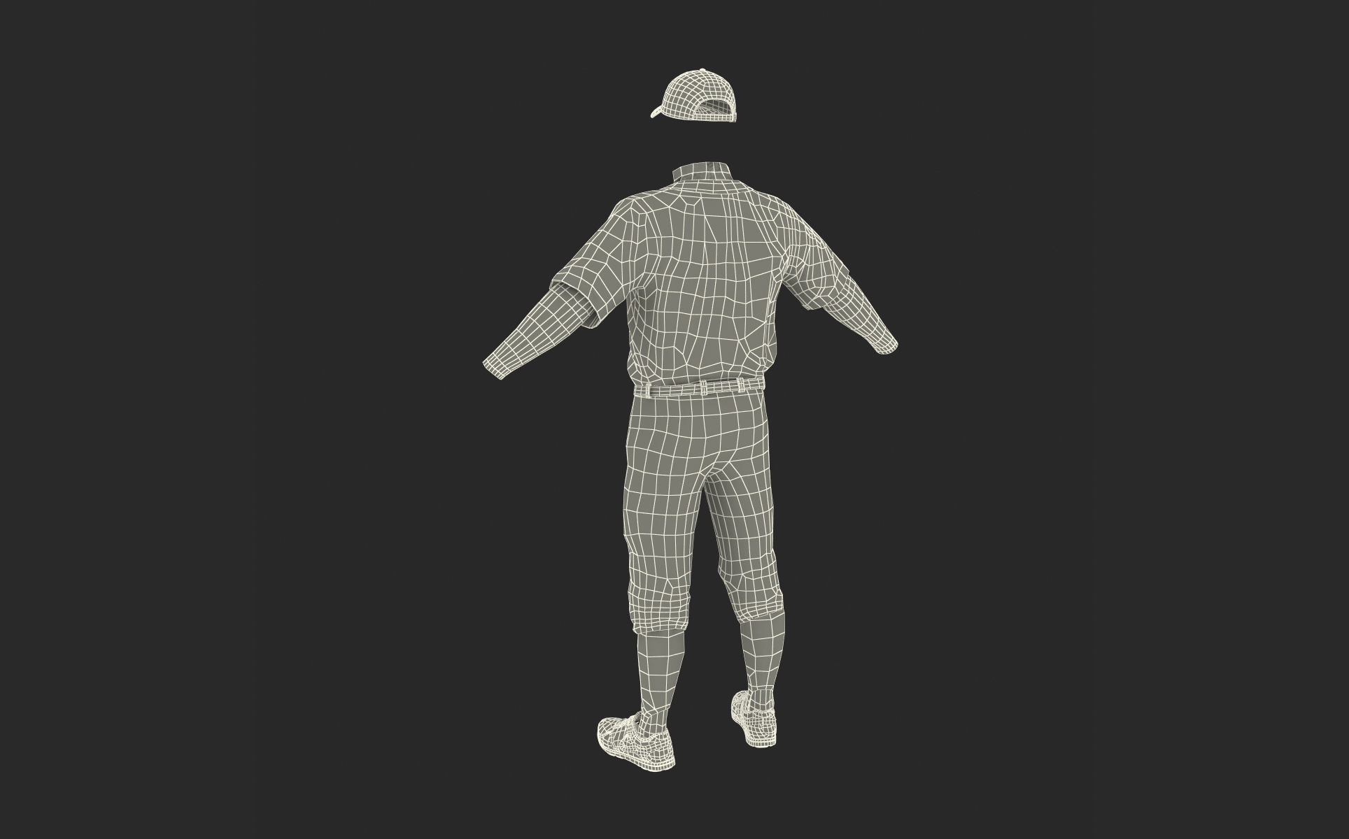 Baseball Player Outfit Twins 2 3D model_38