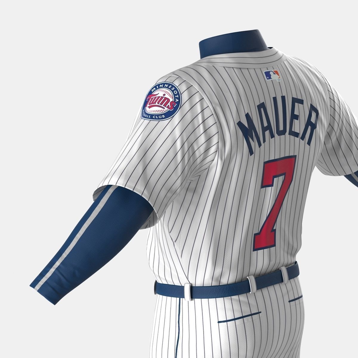 Baseball Player Outfit Twins 2 3D model_23