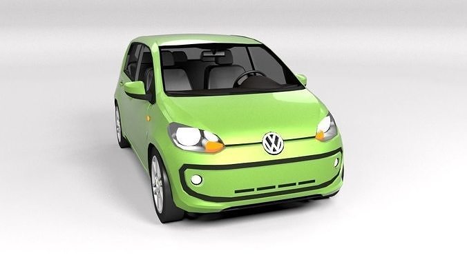 VOLKSWAGEN VW  UP LOWPOLY Low-poly 3D model