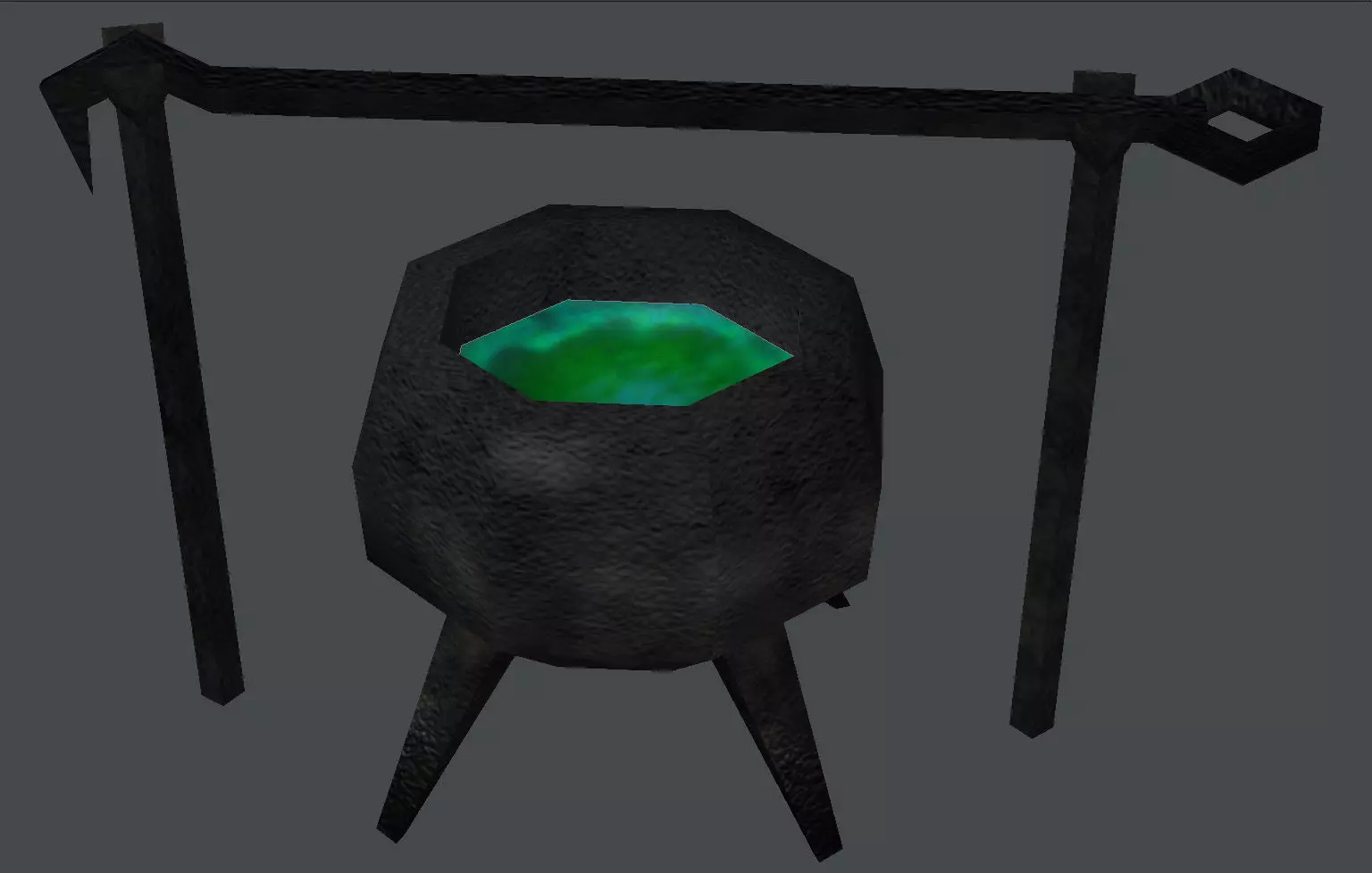 Chaudron 3D cauldron 3D model_0