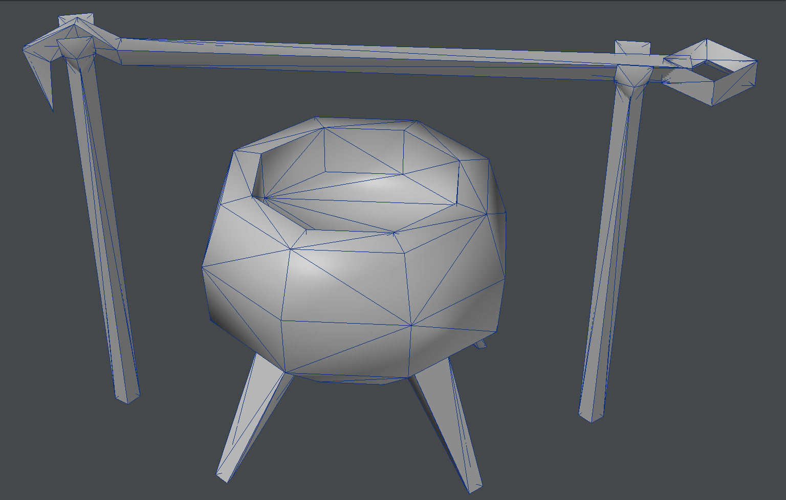 Chaudron 3D cauldron 3D model_2