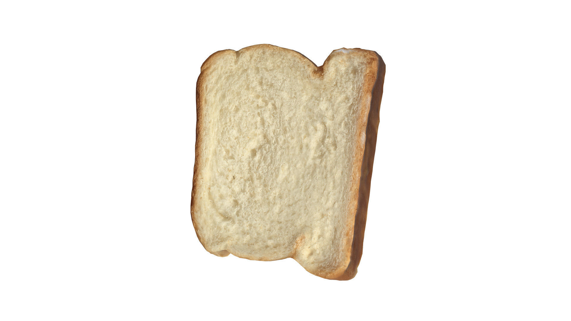 Photoscan Photogrammetry White Bread Slice Breakfast Food 4k Free 3D model_2
