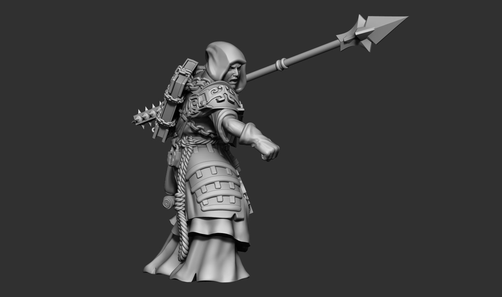 Heresylab Redeemers cultist 1 both Scifi and Fanatsy Version 3D print model_1