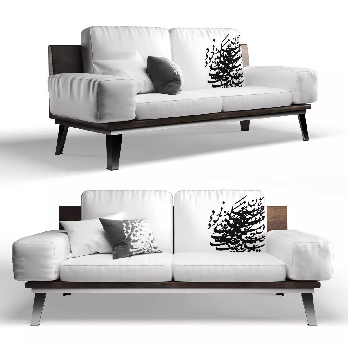 free persian fabric sofa Free 3D model