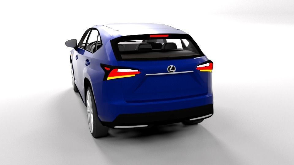 LEXUS NX LOWPOLY Low-poly 3D model_2