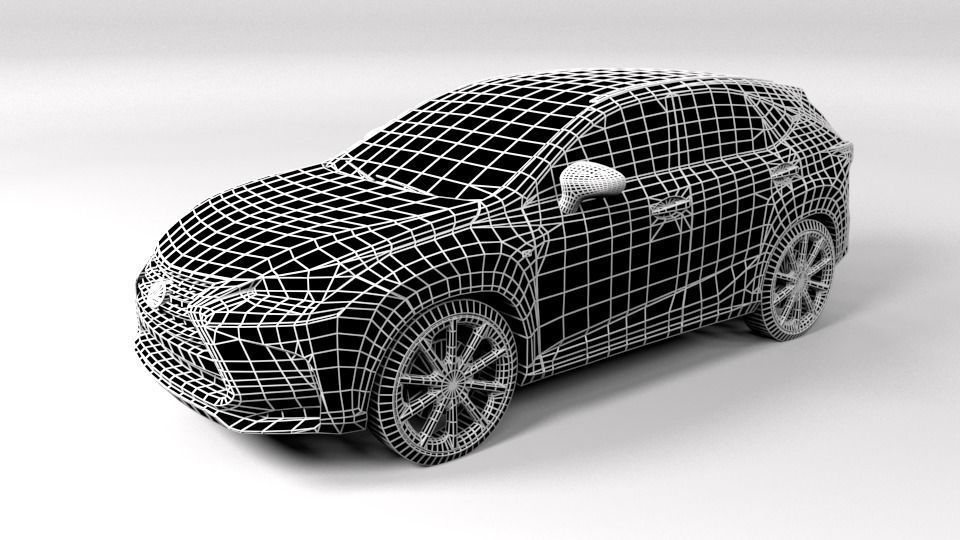 LEXUS NX LOWPOLY Low-poly 3D model_7