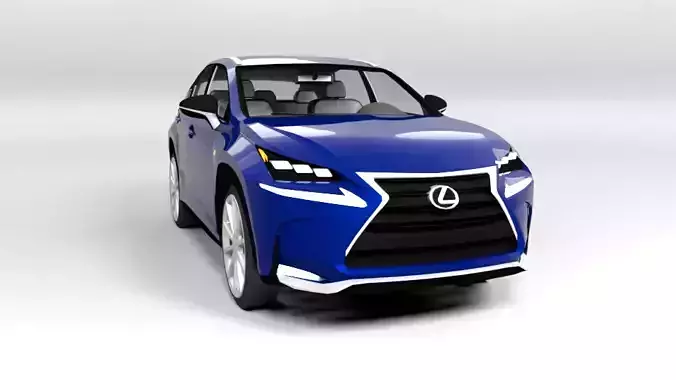 LEXUS NX LOWPOLY Low-poly 3D model