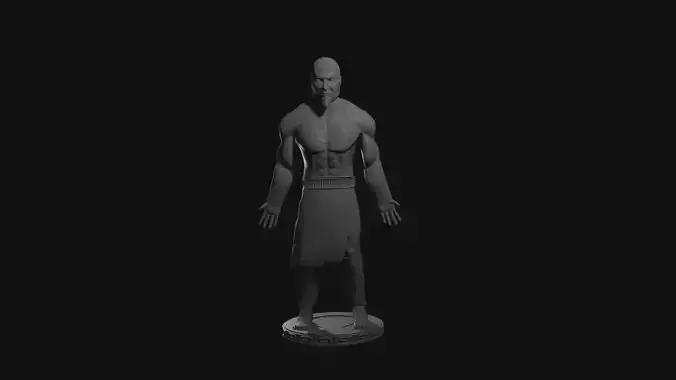 Kratos 3d print sculpt