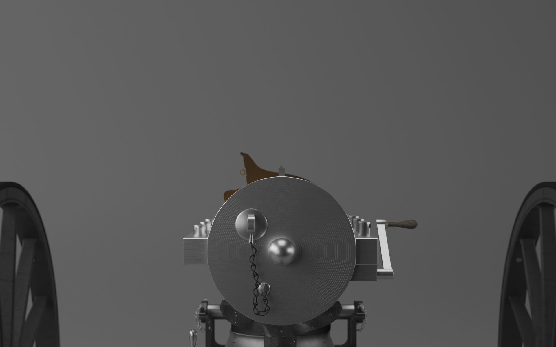 Gatling Gun 3D model_5