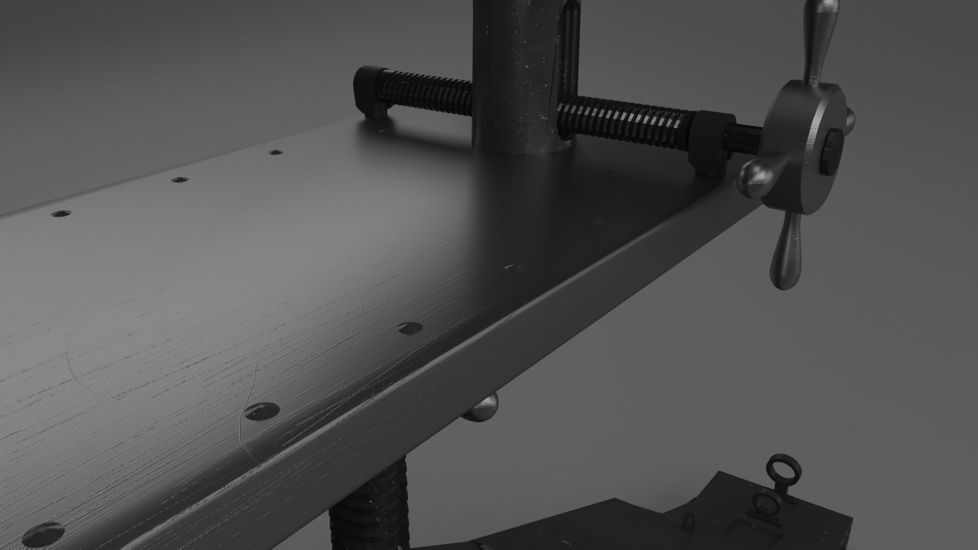 Gatling Gun 3D model_7