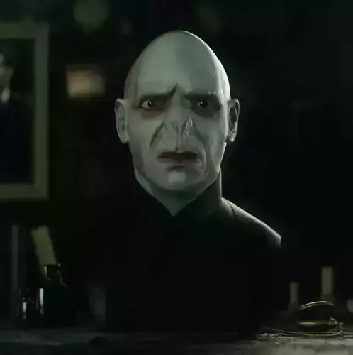 Voldemort Realistic Model bust of man