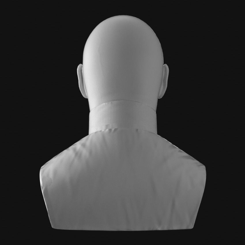 Voldemort Realistic Model bust of man 3D model_7