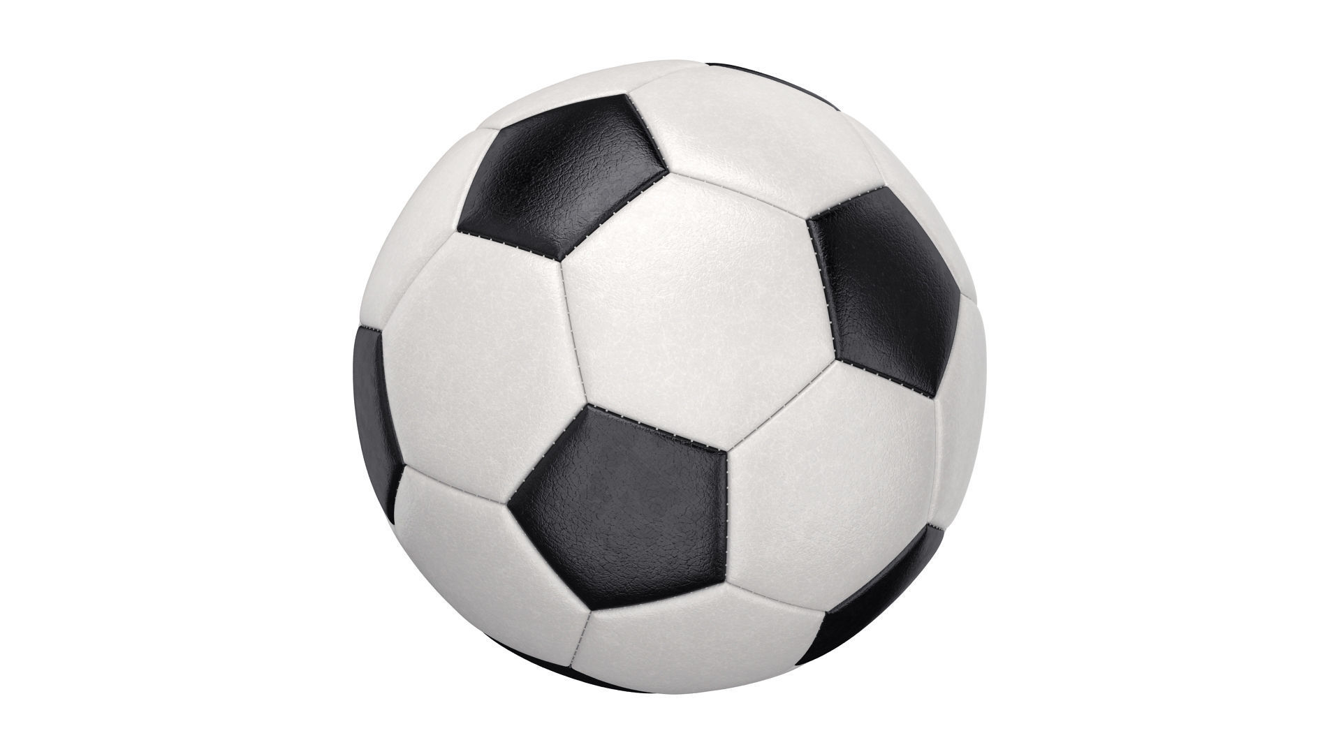 Soccer Ball 3D model_3