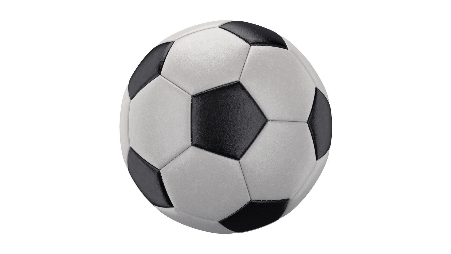 Soccer Ball 3D model_4