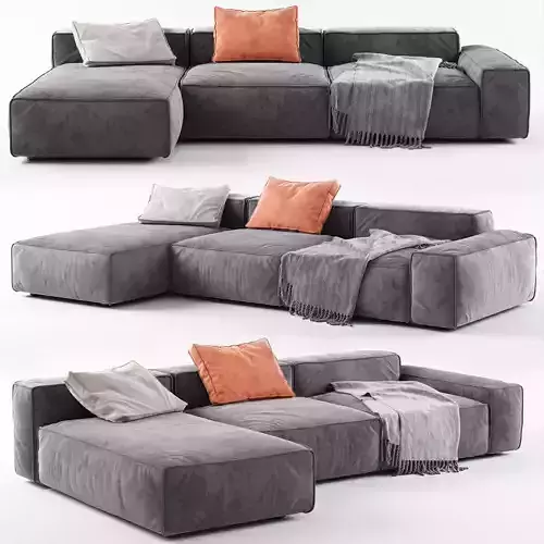 Modern Modular Corner Sofa 03