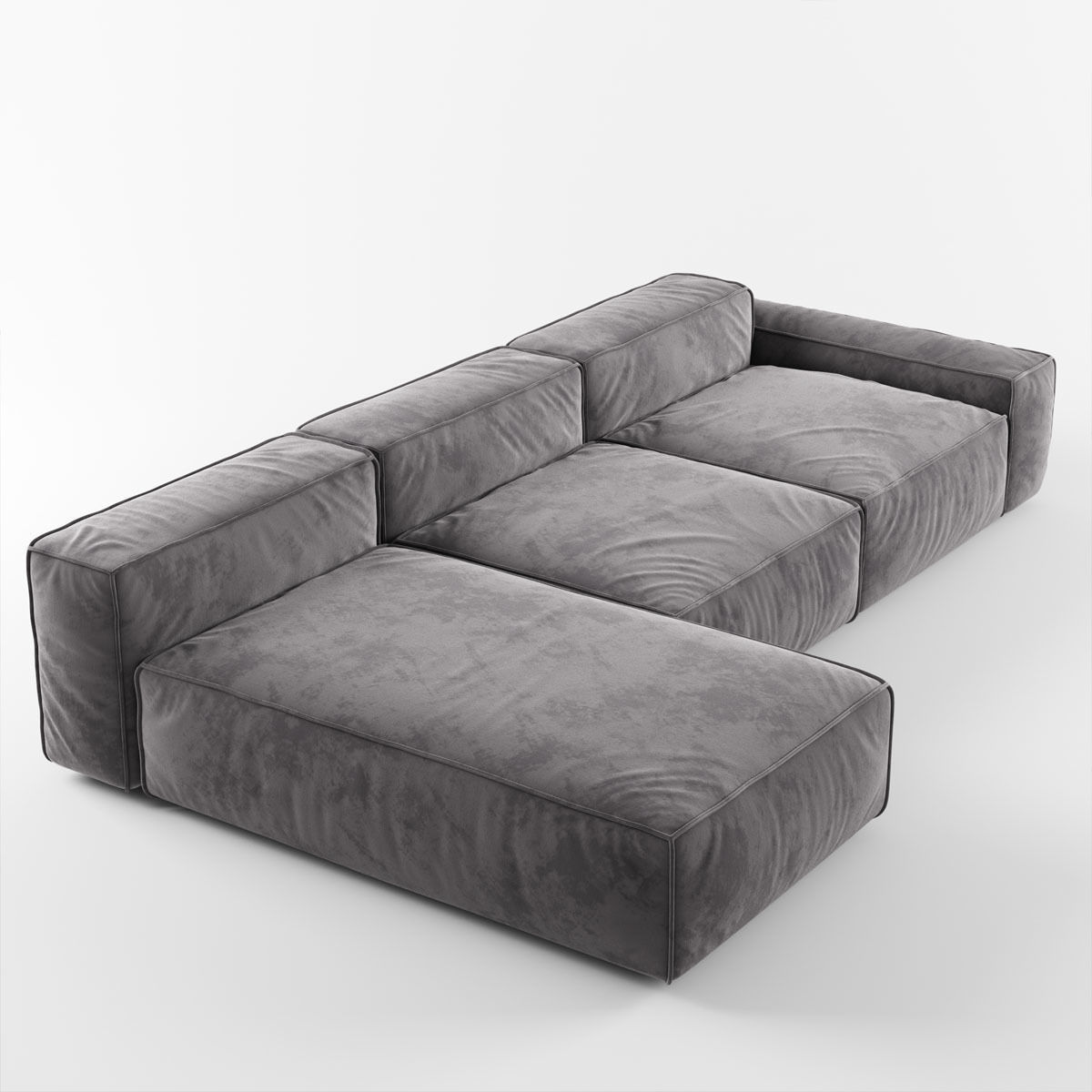 Modern Modular Corner Sofa 03 3D model_4