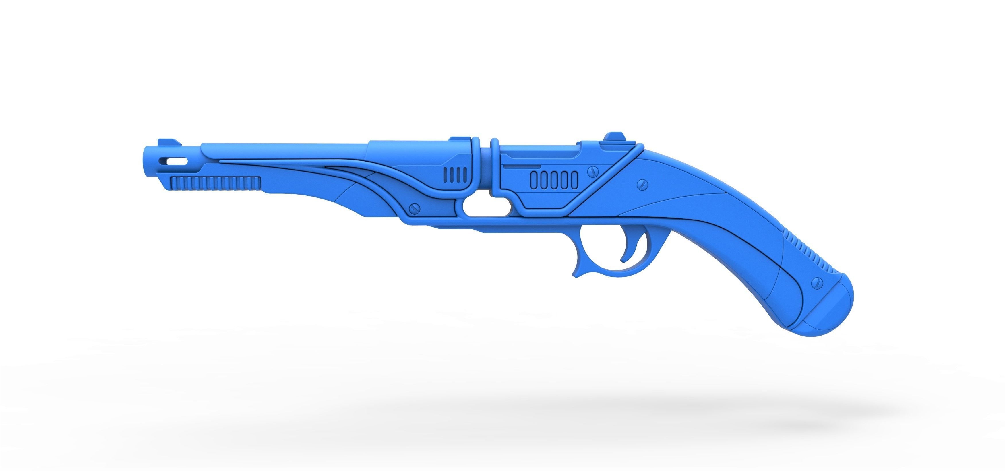 Blaster E-851 of Zorii Bliss from Star Wars Rise of Skywalker 3D model_14