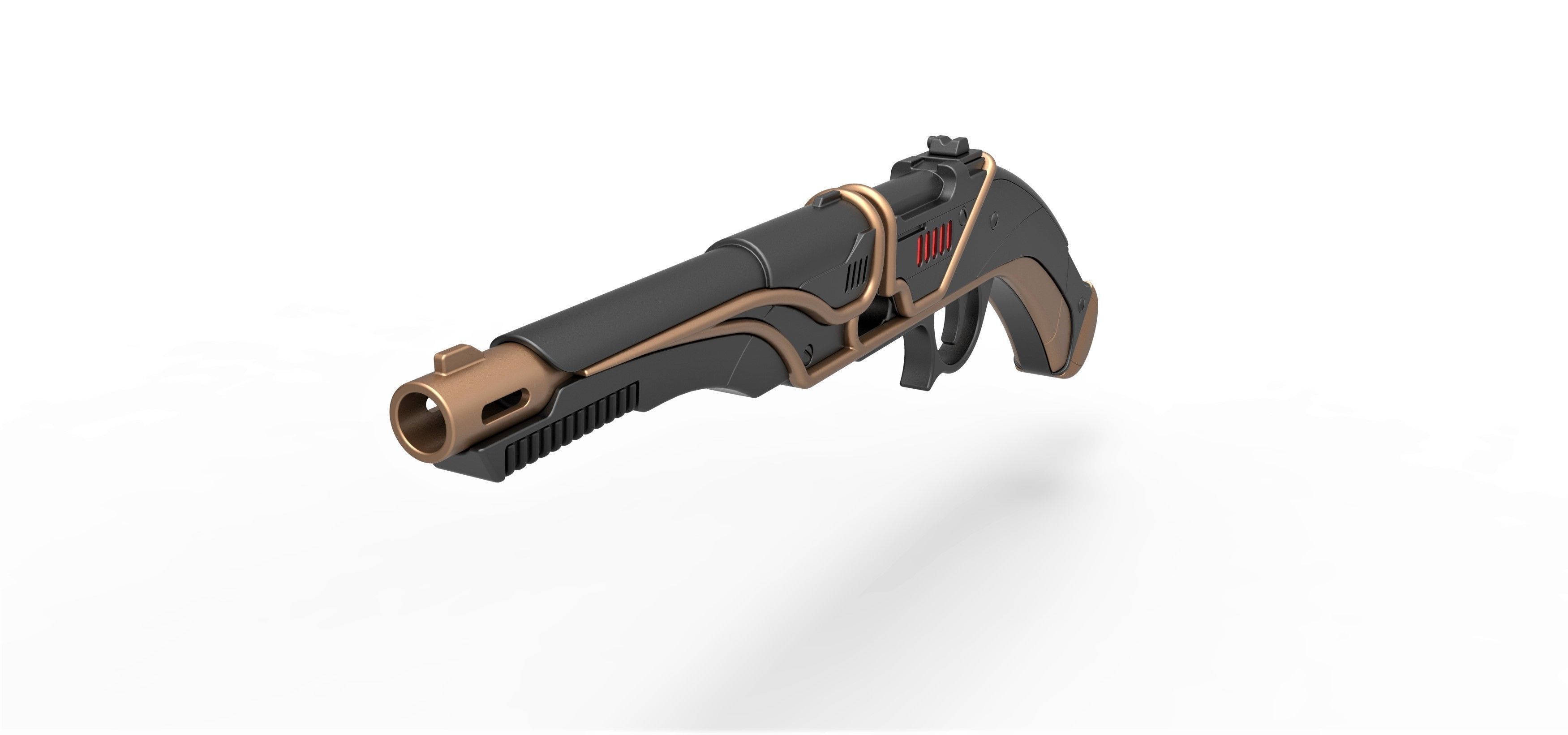 Blaster E-851 of Zorii Bliss from Star Wars Rise of Skywalker 3D model_3