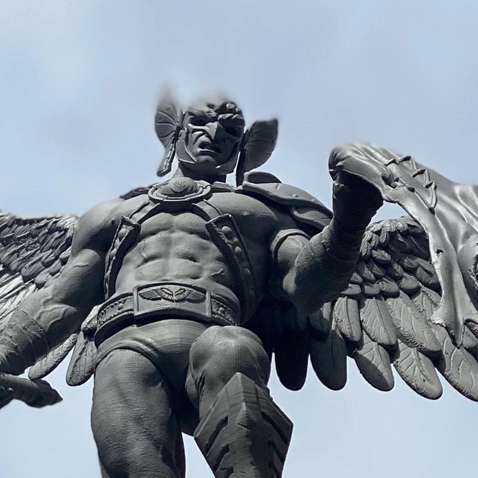 Hawkman - 3d Print Model lord of rings statue 3D print model_9