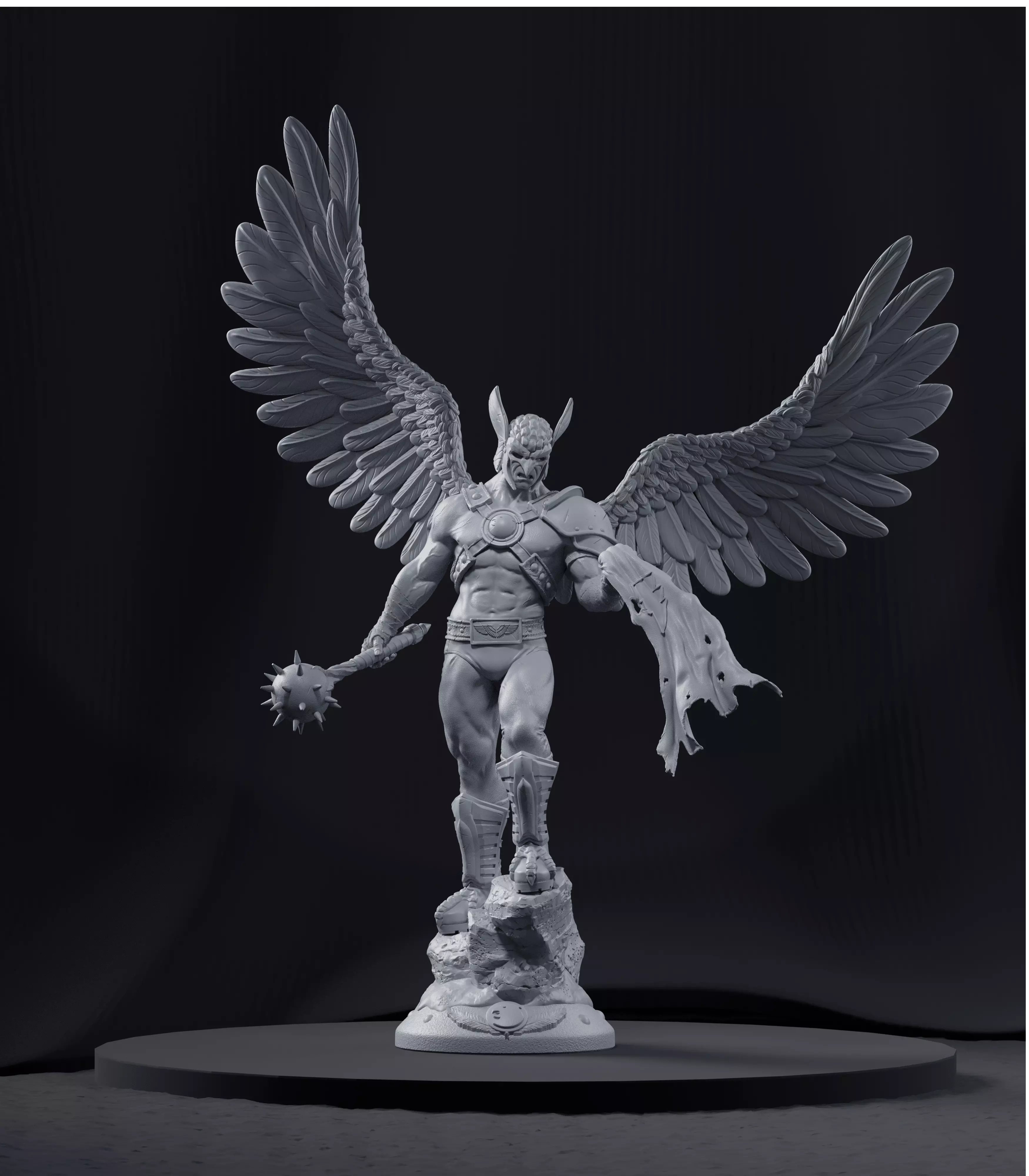 Hawkman - 3d Print Model lord of rings statue 3D print model_0