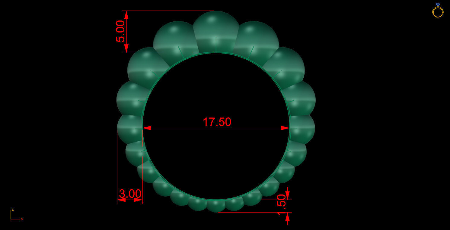 Ring 115 3D print model_8