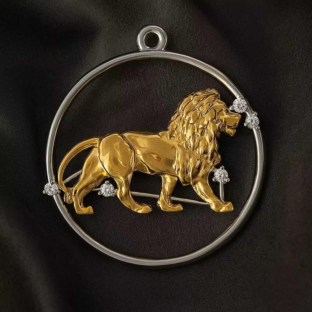 Lion stars 3D print model_0