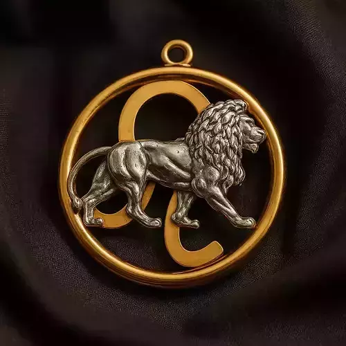 Lion symbol 3D print model
