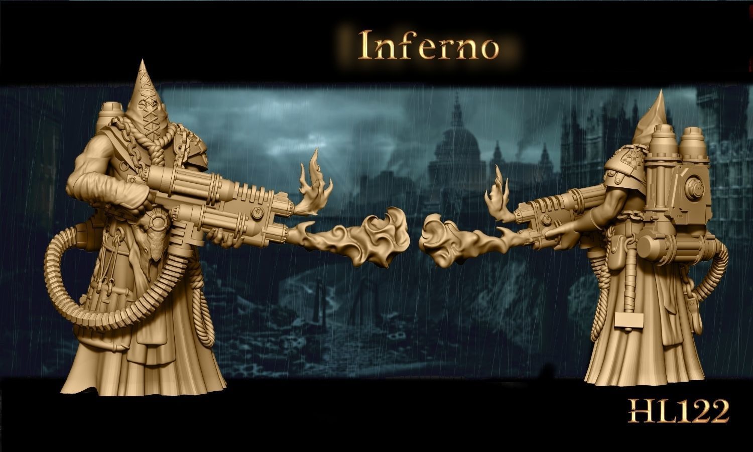 Heresylab Redeemers  both Scifi and Fanatasy Version Bundle 3D print model_10