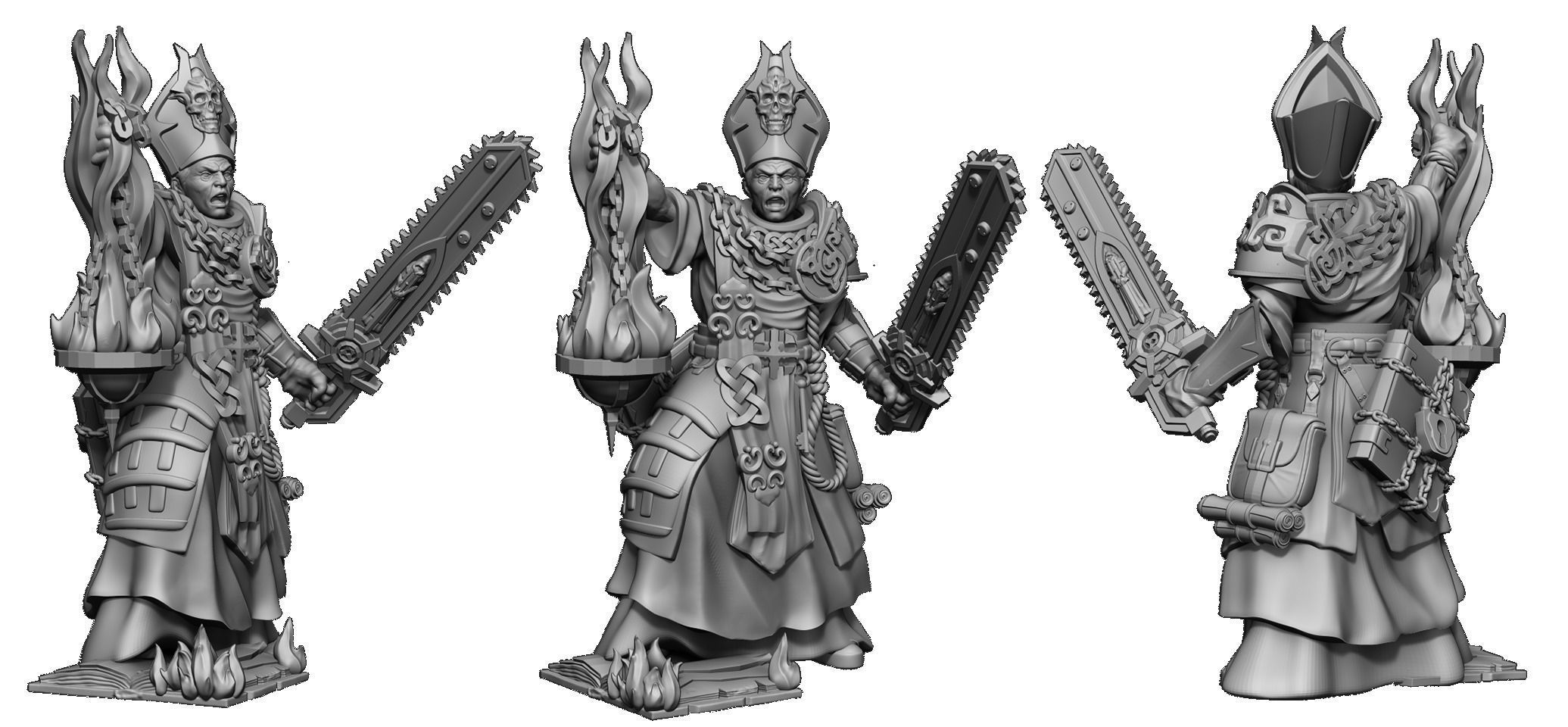 Heresylab Redeemers  both Scifi and Fanatasy Version Bundle 3D print model_13