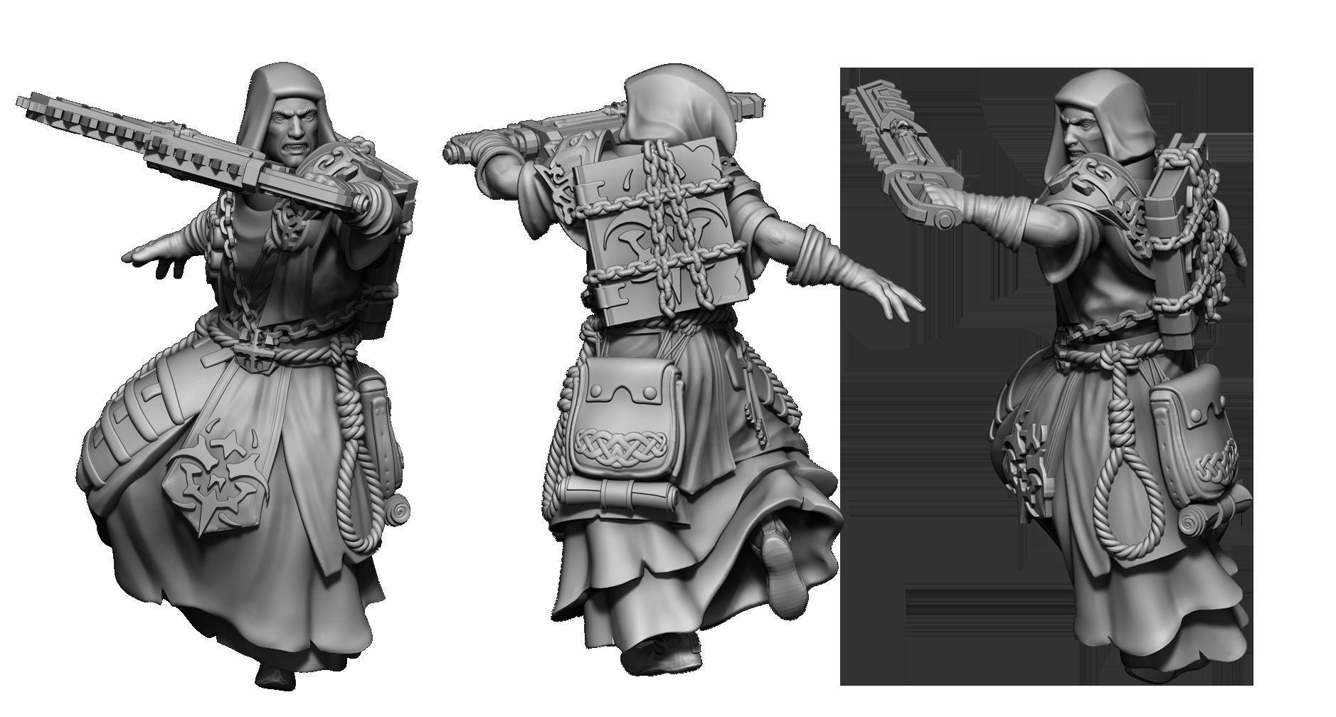 Heresylab Redeemers  both Scifi and Fanatasy Version Bundle 3D print model_18
