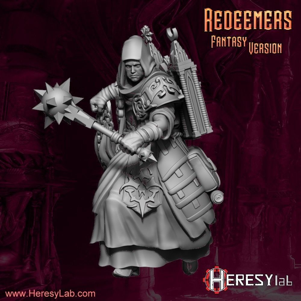 Heresylab Redeemers  both Scifi and Fanatasy Version Bundle 3D print model_25