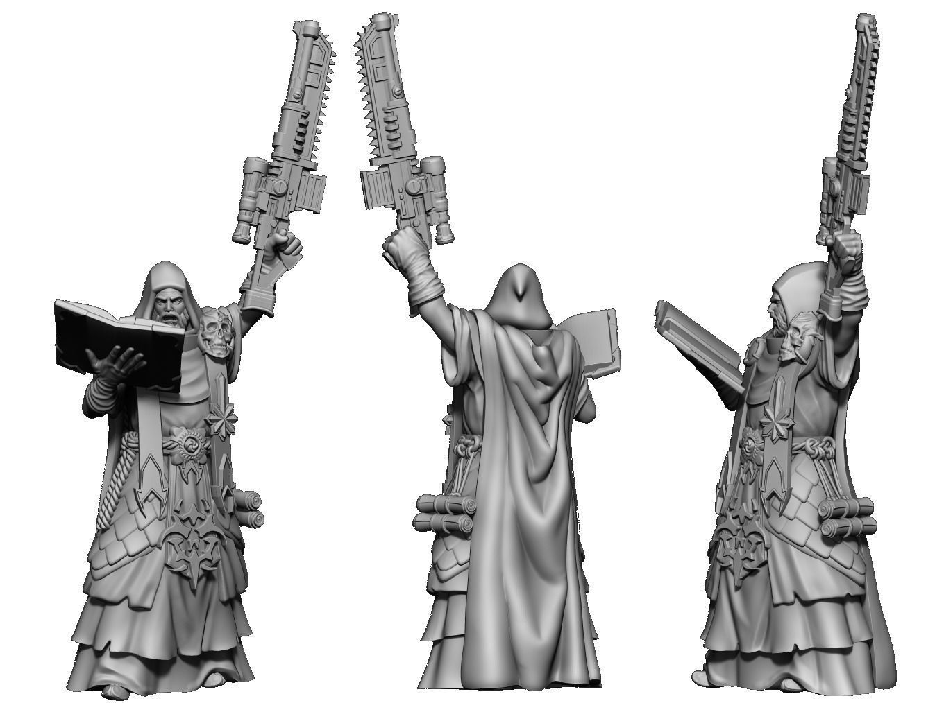 Heresylab Redeemers  both Scifi and Fanatasy Version Bundle 3D print model_20