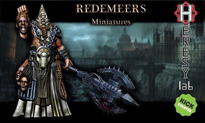Heresylab Redeemers  both Scifi and Fanatasy Version Bundle 3D print model