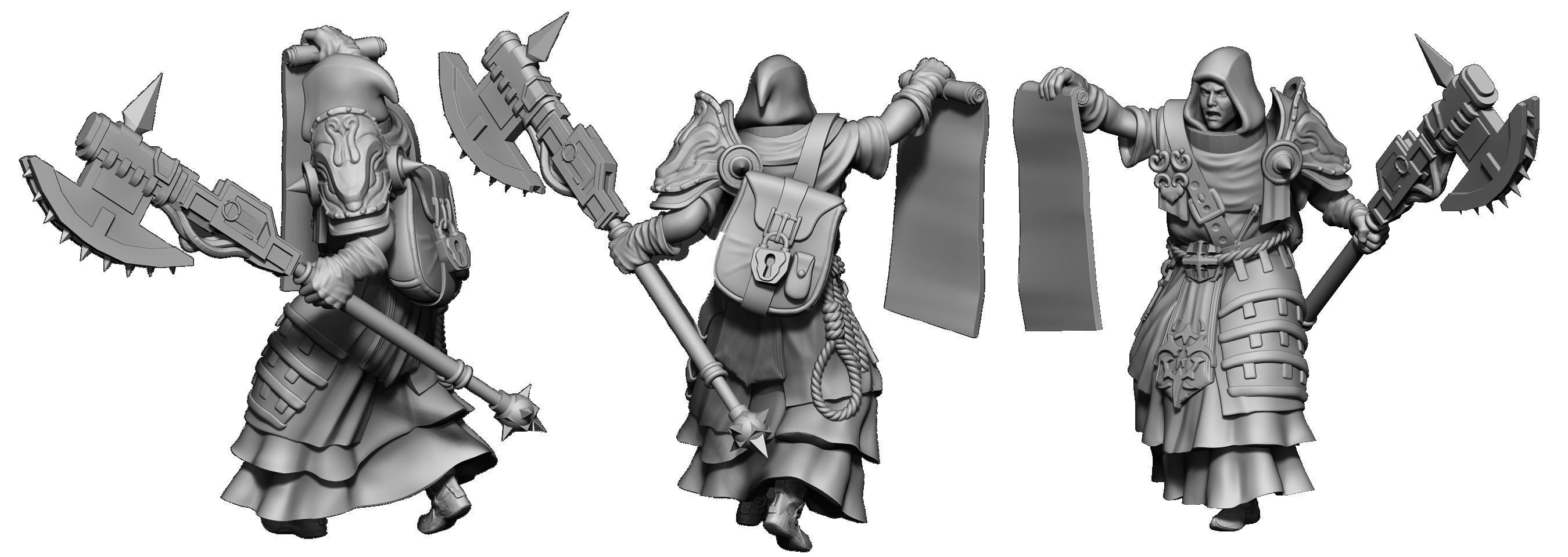 Heresylab Redeemers  both Scifi and Fanatasy Version Bundle 3D print model_21